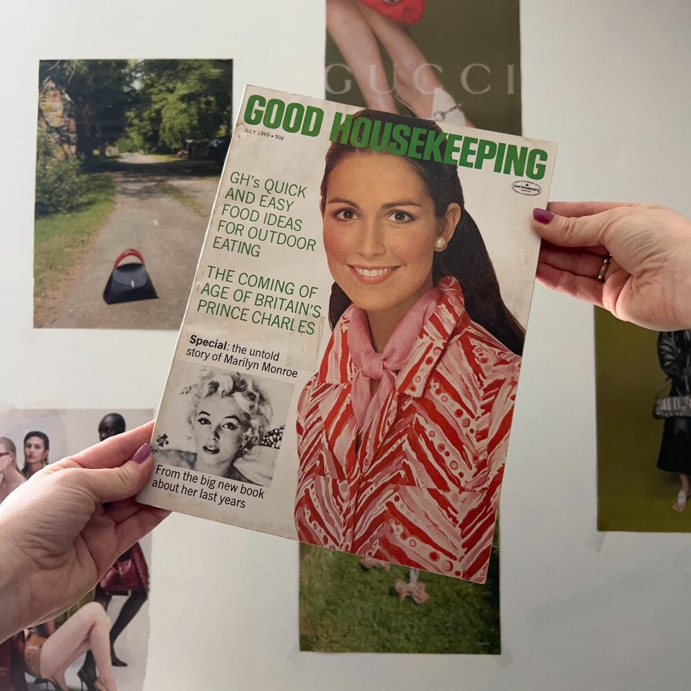 Vintage Good Housekeeping Magazine January 1969 Marilyn Monroe Article 60's